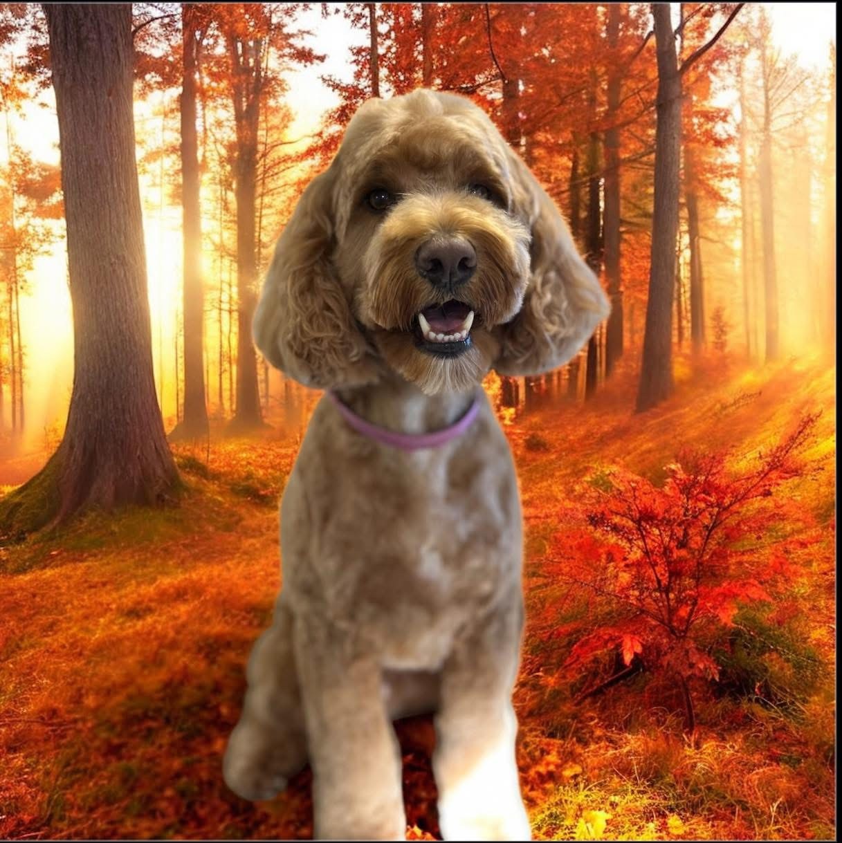 Groomed dog — example 4